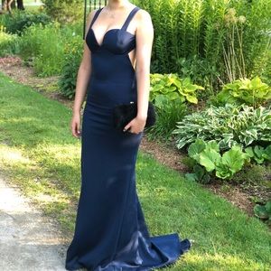 Portia and scarlet dress in navy blue